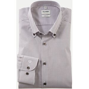 Olymp Body-Fit Hemd Level Five, Größe 38 Braun Olymp Body-Fit Hemd Level Five, Größe 38 Braun