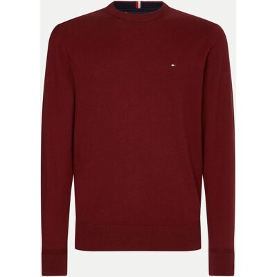 Tommy Hilfiger Pullover mit Logo-Stickerei Violett L Tommy Hilfiger Pullover mit Logo-Stickerei Violett L