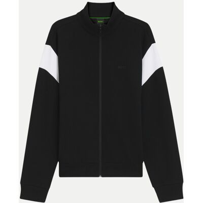 Boss Green Regular-Fit Sweatshirtjacke Schwarz M Boss Green Regular-Fit Sweatshirtjacke Schwarz M