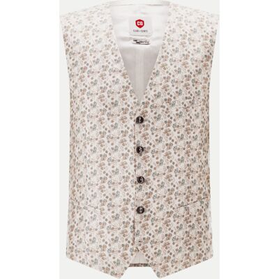 CG-Club of Gents Weste Waistcoat Beige 48 CG-Club of Gents Weste Waistcoat Beige 48