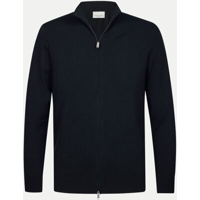 PROFUOMO Cardigan mit Stehkragen Schwarz XL PROFUOMO Cardigan mit Stehkragen Schwarz XL