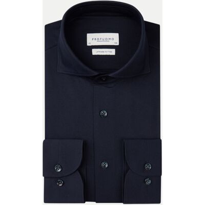 PROFUOMO SHIRT X-CUTAWAY SF NAVY Blau 45 PROFUOMO SHIRT X-CUTAWAY SF NAVY Blau 45