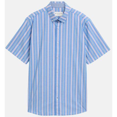 Tom Tailor Casual Oxford Hemd Gestreift Blau M Tom Tailor Casual Oxford Hemd Gestreift Blau M