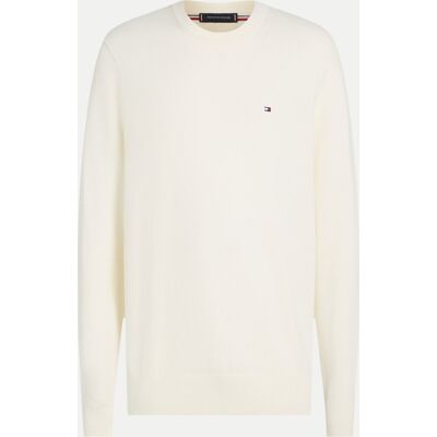 Tommy Hilfiger Pullover mit Logo Stickerei Weiß XXL Tommy Hilfiger Pullover mit Logo Stickerei Weiß XXL