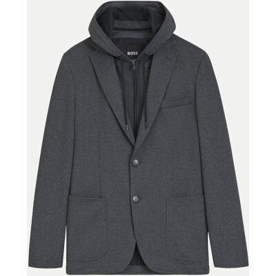 Boss Black Slim-Fit Sakkojacke C-Hanry Grau 48 Boss Black Slim-Fit Sakkojacke C-Hanry Grau 48