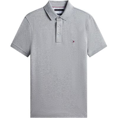 Tommy Hilfiger Slim-Fit Poloshirt 1985 Grau XL Tommy Hilfiger Slim-Fit Poloshirt 1985 Grau XL
