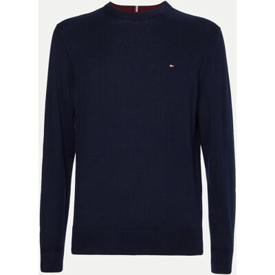 Tommy Hilfiger Pullover mit Logo Stickerei Blau 3XL Tommy Hilfiger Pullover mit Logo Stickerei Blau 3XL