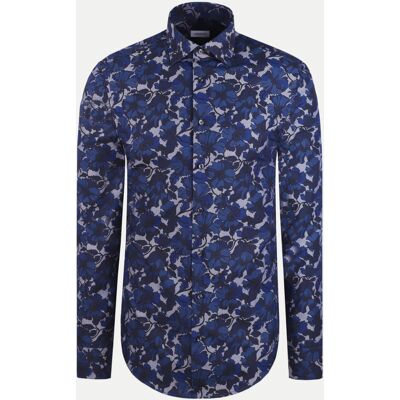 Seidensticker Regular-Fit Hemd Chambray Blau 46 Seidensticker Regular-Fit Hemd Chambray Blau 46