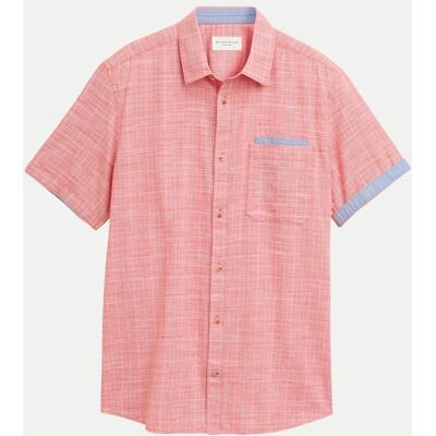 Tom Tailor Casual Kurzarmhemd Kariert Rosa XL Tom Tailor Casual Kurzarmhemd Kariert Rosa XL