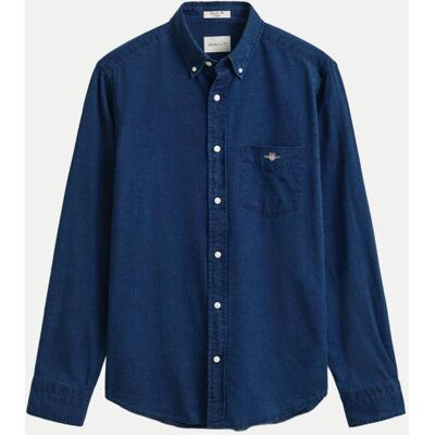 Gant Jeanshemd Oxford Blau L Gant Jeanshemd Oxford Blau L