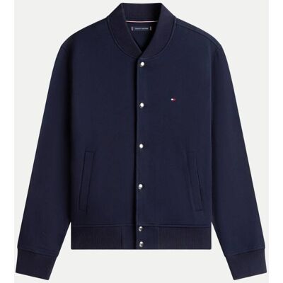 Tommy Hilfiger ESSENTIAL TERRY BOMBER JACKET Blau XXL Tommy Hilfiger ESSENTIAL TERRY BOMBER JACKET Blau XXL