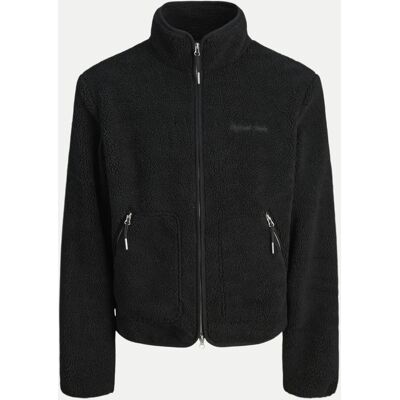 Jack & Jones Teddyjacke Norrebro Schwarz L Jack & Jones Teddyjacke Norrebro Schwarz L