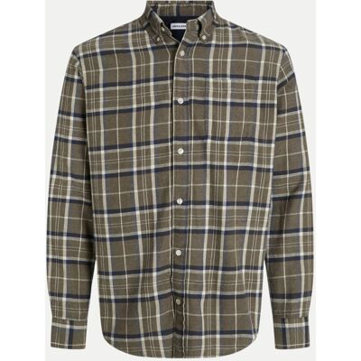 Jack & Jones Flannelhemd JJEClassic Braun S Jack & Jones Flannelhemd JJEClassic Braun S