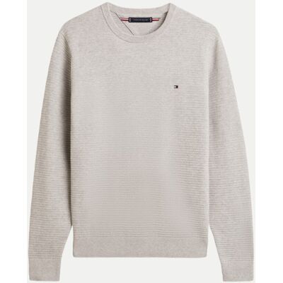 Tommy Hilfiger Sweatshirt mit Streifen Grau L Tommy Hilfiger Sweatshirt mit Streifen Grau L