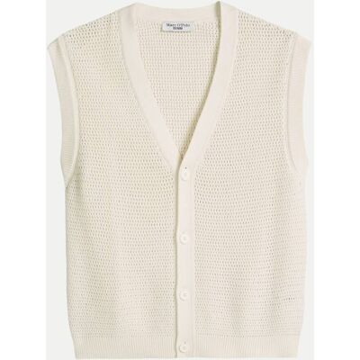 Marc O' Polo Pullunder Cardigan Weiß M Marc O' Polo Pullunder Cardigan Weiß M