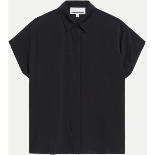 Armedangels Bluse Larisaana, Größe M Schwarz