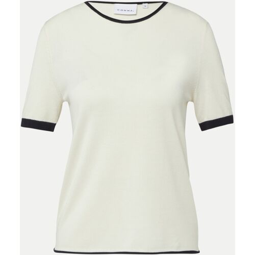 Comma Strickpullover, Größe 38 Weiß