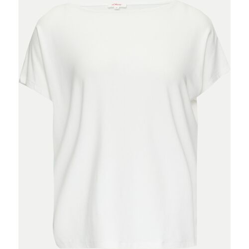 S. Oliver Red Label T-Shirt, Größe 42 Weiß