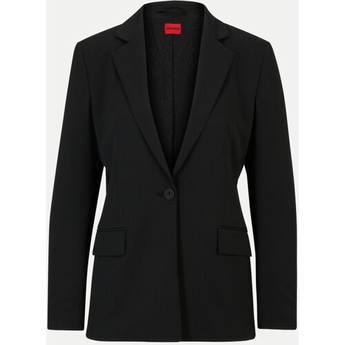 Hugo Regular-Fit Blazer Atana, Größe 44 Schwarz