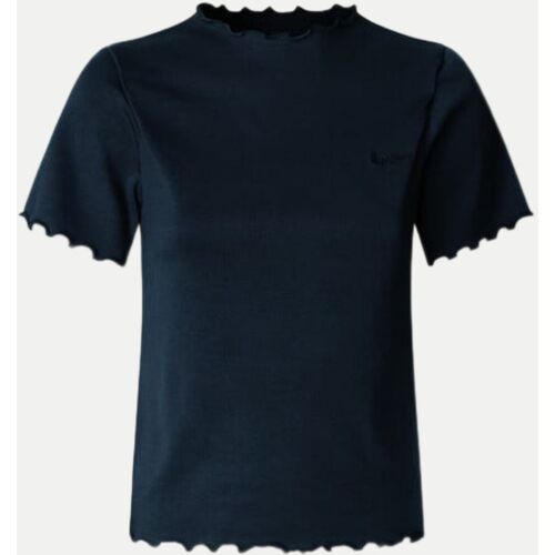 Pepe Jeans Pointelle Shirt Nora, Größe Wl/l Blau