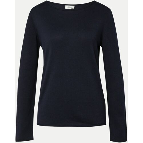 S. Oliver Red Label Strickpullover, Größe 40 Schwarz