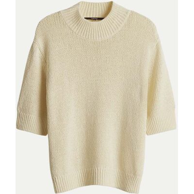 someday Kurzarm-Strickpullover Tavery Beige 40 someday Kurzarm-Strickpullover Tavery Beige 40