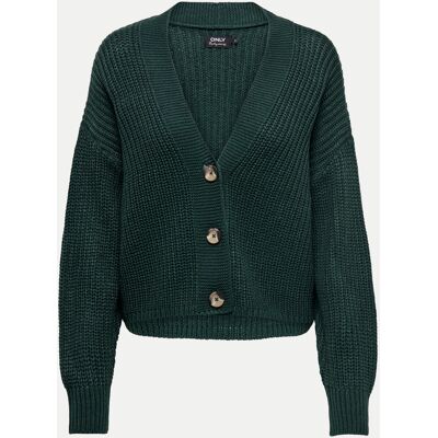 Only Struktur Strickjacke Carol Grün L Only Struktur Strickjacke Carol Grün L