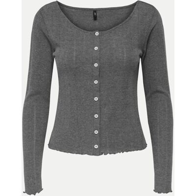 Only Strickjacke Grau XS Only Strickjacke Grau XS