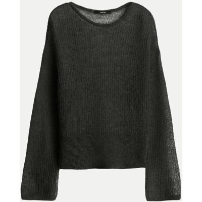 someday Strickpullover aus Mohair-Woll-Mix Tivora Schwarz 36 someday Strickpullover aus Mohair-Woll-Mix Tivora Schwarz 36