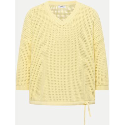 Cecil Pullover Crochet Gelb XL Cecil Pullover Crochet Gelb XL