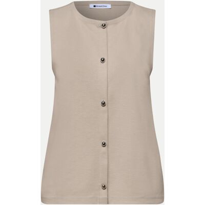 Street One Weste aus Jersey Beige 42 Street One Weste aus Jersey Beige 42
