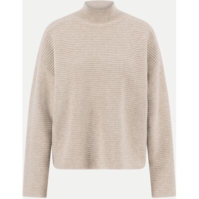 Fynch-Hatton Casual-Fit Pullover mit Struktur Beige L Fynch-Hatton Casual-Fit Pullover mit Struktur Beige L