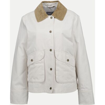 White Label Jacke mit Cordkragen Beige 46 White Label Jacke mit Cordkragen Beige 46