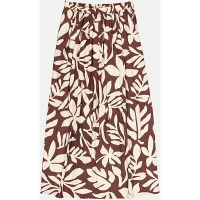 Garcia Maxi-Rock im Floralmuster Braun M Garcia Maxi-Rock im Floralmuster Braun M
