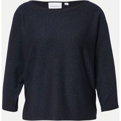 Comma Strickpullover mit 3/4 Arm Schwarz 36 Comma Strickpullover mit 3/4 Arm Schwarz 36