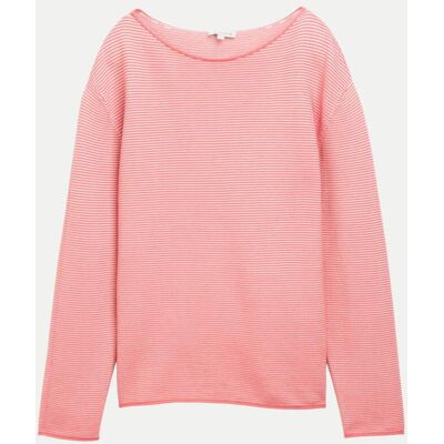 Tom Tailor Casual Baumwollpullover Rosa M Tom Tailor Casual Baumwollpullover Rosa M