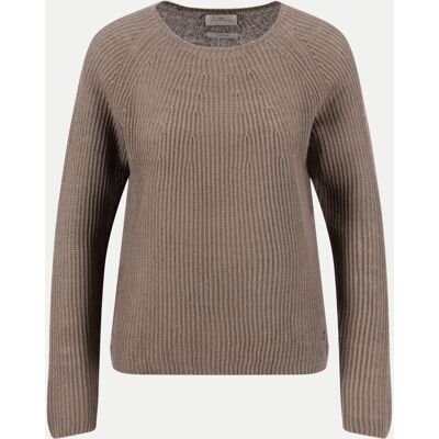 Fynch-Hatton Strickpullover aus Leinen Braun XL Fynch-Hatton Strickpullover aus Leinen Braun XL
