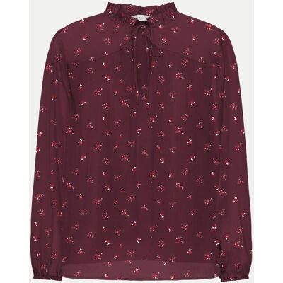 Only Gemusterte Bluse Rot S Only Gemusterte Bluse Rot S