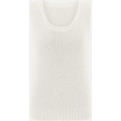 Fynch-Hatton Pullover mit U-Boot kragen Weiß M Fynch-Hatton Pullover mit U-Boot kragen Weiß M