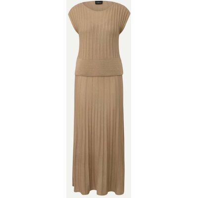 S. Oliver BLACK LABEL Midi-Strickkleid Beige 40 S. Oliver BLACK LABEL Midi-Strickkleid Beige 40