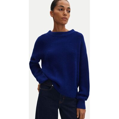 someday Strickpullover Tellina Texture Blau 38 someday Strickpullover Tellina Texture Blau 38