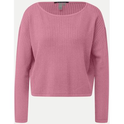 Q/S designed by Boxy Strickpullover in Ajouroptik Rosa L Q/S designed by Boxy Strickpullover in Ajouroptik Rosa L