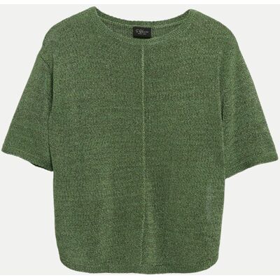 S. Oliver BLACK LABEL Strickpullover mit Glitzergarn Grün L S. Oliver BLACK LABEL Strickpullover mit Glitzergarn Grün L