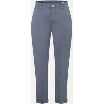 Mac Chino Hose Turn Up Blau 44/OL Mac Chino Hose Turn Up Blau 44/OL