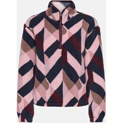 Only Half-Zip Sweat mit Stehkragen Mehrfarbig L Only Half-Zip Sweat mit Stehkragen Mehrfarbig L