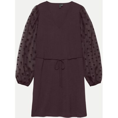 Vero Moda Kleid Alva Braun XS Vero Moda Kleid Alva Braun XS