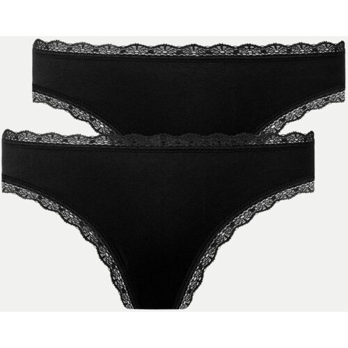 Snocks Thong Lace, Größe Xl Schwarz