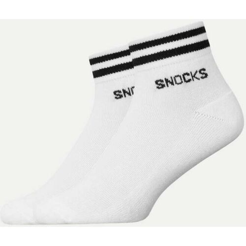 Snocks Retro Sneaker Sock - Unisex, Größe 35-38 Weiß