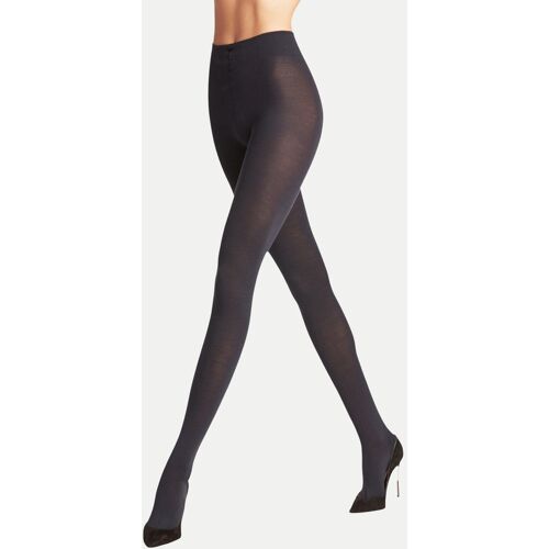 Falke Strumpfhose Softmerino, Größe 44-46 Blau