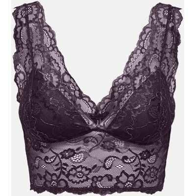 Only Spitzen BH Chloe 177952002-Plum Perfect/SILVER LUREX M Only Spitzen BH Chloe 177952002-Plum Perfect/SILVER LUREX M